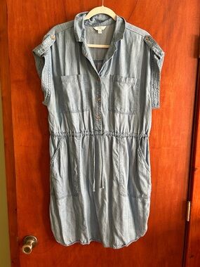 Time and tru chambray shirt dress size XL